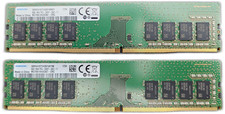 SAMSUNG 16GB DDR4-2400 PC4-2400T UDIMM DESKTOP RAM 2x8GB picture