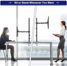 Huanuo Hncm9 Desk Monitor Arm Height Adjustable Tilt VESA Mount 13-32” Screen picture