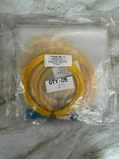 5-Pack Fiberdyne Labs SM Duplex B/I 2.0mm SC/UPC - LC/UPC 5M Fiber Optic Cable picture