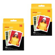 Zink Kodak 3.5x4.25 inch Premium Zink Instant Print Photo Paper (80 Sheets) C... picture