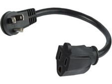 StarTech.com PAC101R1 1 ft Flat Extension Cord - NEMA 5-15R to NEMA Right-Angle picture