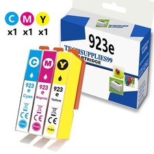 3PK HP 923e Ink Cartridge 923 923XL for Office Jet Pro 8135e 8138e 8120e (CMY) picture