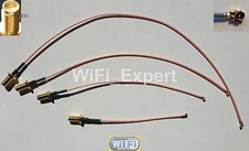 4 Mini PCI IPX U.FL to RP-SMA Antenna WiFi Pigtail RG178 Cable Longer Length USA picture