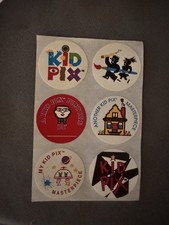 Vintage 1990’s Kid Pix Stickers picture