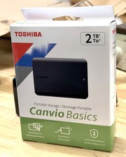 Toshiba Canvio Basics 2TB Portable External Hard Drive USB 3.0, 2TB, Black picture