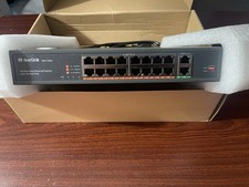 MOKERLINK 18-Port Ethernet Switch With 16-Port PoE (POE-F162G) picture