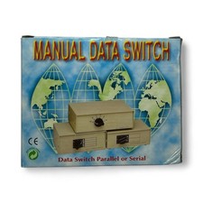 Vintage Data Transfer Switch Manual Box 2 Way Parallel Port A B  picture