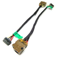 DC POWER JACK HARNESS CABLE HP 11-e015dx 11-e015nr 11-e110nr 11-e010nr 717370 picture