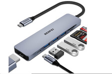 7-in-1 NUEVO Adaptador de Cable USB Tipo C (USB-C 3.0 ) a HDMI para HDTV TV picture