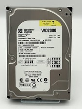 200GB IDE Hard Drive ~ Vintage Western Digital Caviar WD2000BB 3.5