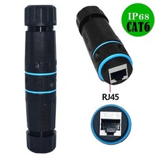 Cat6A Waterproof RJ45 Outdoor Coupler - Shielded (2 Pack) picture