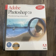 Adobe Photoshop 7.0 SEALED Mac OSX Mac OS Education Version New Sealed picture