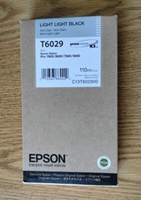 09-2021 New Genuine Epson Light Light Black T6029 Ink Stylus 7800 9800 7880 9880 picture