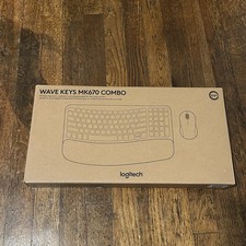 LOGITECH WAVE KEYS MK670 COMBO ERGONOMIC KEYBOARD SIGNATURE M550 L WIRELESS picture
