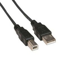 3-15Ft USB2.0 A-type Male to USB2.0 B-type Male USB 2.0 M/M Printer Cable Black picture