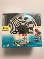 CD-R DesIgn Series 1 20 Pack Maxell 700MB 48x picture
