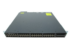 Cisco WS-C3650-48FQ-L 48-Port PoE + 4x 10GB SFP+ w/ Single AC Power picture