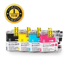 4PK LC-203 LC203 XL Ink Cartridge For Brother MFC J480DW J680DW J4420DW J5520DW picture