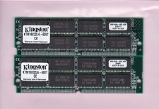 128MB (2x64MB) Kingston Kit KTM16X32LA-60ET 72-Pin SIMM EDO RAM 60ns 3.3V Tested picture
