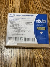 New Tripp-Lite USB 3.0 Gigabit Ethernet ADAPTER Black  U336-000R picture