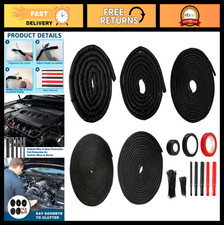 Cable Management Split Wire Loom Kit - High Temp Resistant Tubing, Rodent Proof, picture