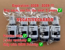 5 x Genuine Epson 502 Black Ink Bottle for ET-2700 ET-2750 ET-3700 ET-3750 picture