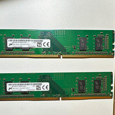 Micron 8GB (2x4GB) DDR4 UDIMM PC4-2400T Unbuffered 288-Pin MTA4ATF51264AZ-2G3B1 picture