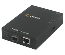 Perle S-1110-SFP Gigabit Ethernet Media Converter - RJ-45, Expansion/ SFP Slots picture