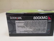 Lexmark 800XMG 80C0XMG Magenta Extra High Yield Toner CX510 Genuine Sealed picture