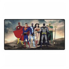 DC Comics Justice League Animated Style Heroes Mouse Pad Desk Mats picture
