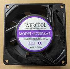 Evercool 80mm x 38mm 220V 240V Ball Bearing AC Cooling Fan EC8038A2 picture