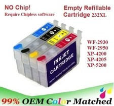 NO CHIP  Empty Cartridge T232 232 XL chip xp4200 xp4205 wf2950 wf2930 picture