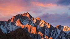 Landscape fall mountains nature sunlight outdoors Custom Gaming Mat Desk picture