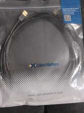 Cable Matters SuperSpeed USB 3.0 10ft Type A Cable - Black (200008-BLK-10) picture