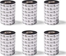Zebra Black Wax Ribbon, Thermal Transfer Printers 4.33