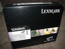 Lexmark 12A5845 Black High Yield Toner Cartridge OEM Genuine New Optra T T610 picture