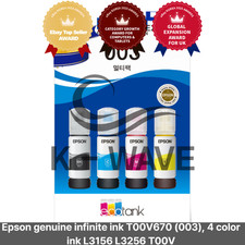 Epson genuine infinite ink T00V670 (003), 4 color ink L3156 L3256 T00V picture