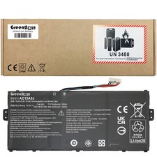 GREENTECH AC15A3J KT.00303.017 BATTERY FOR ACER C735 CB3-131 C738T CB5-132T R11 picture