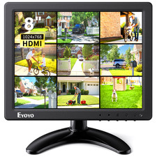 Eyoyo 8 Inch Small Monitor 1024x768 HDMI VGA AV BNC & Remote & Built-in Speakers picture