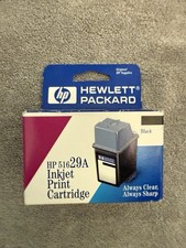 Vintage HP Ink Lot 51629A Black Sealed Exp 1998 and HP 23 Tricolor C1823D picture