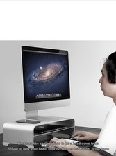 Aluminum Alloy Computer Stand Desktop Shelf &office Shelf Desk Huth Top Only  picture