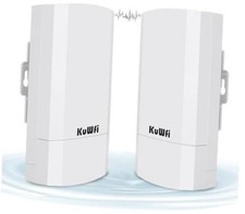 2-Pack 300Mbps Wireless Bridge, Outdoor CPE WiFi Kit, Point to Point CPE120 picture