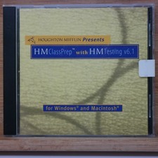 Houghton Mifflin HMClassPrep HMTesting v6.1 Instructor Resources CD Windows Mac picture