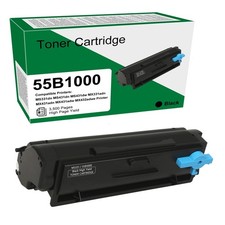 55B1000 Black Toner Cartridge Compatible with Lexmark (1Pack) picture