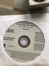 New Sealed IBM DVD or DVD Burner Drive Documentation P/N 60Y0026 picture