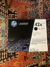 NEW Genuine Original HP 42A Black LaserJet Toner Cartridge Q5942A 4240 4250 4350 picture