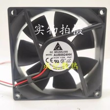 Delta AUB0924HH 9025 DC24V 0.25A 90*25MM 2-pin speed inverter cooling fan picture