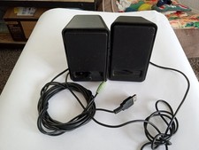 Pair of Amazon Basics A100 USB Powered Computer Speakers 1/8