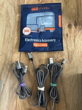 Lot of 3 – ITD Itanda USB 3.0 Micro Cable 6 ft – New, not in original Packaging picture
