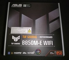ASUS TUF GAMING B850M-E WIFI B850 mATX Motherboard WiFi 6E PCIe 5.0 picture